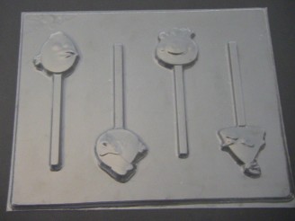 431sp Angry Mad Birds Chocolate Candy Mold